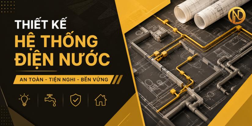 Thiết Kế Hệ Thống Điện Nước Trong Xây Nhà Trọn Gói