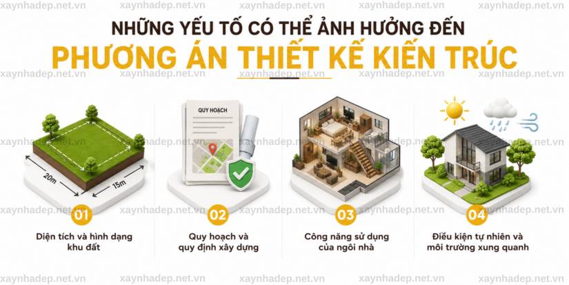 Thiết Kế Kiến Trúc Trong Dịch Vụ Xây Nhà Trọn Gói Gồm Gì?