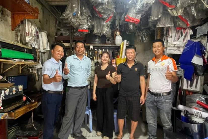 Nhà 3 tầng hiện đại của chị Nhự, phường Đông Thạnh, TPHCM