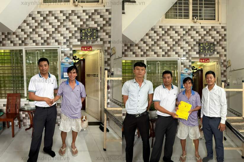 Sửa nhà nâng tầng chú An, Gò Vấp, TPHCM