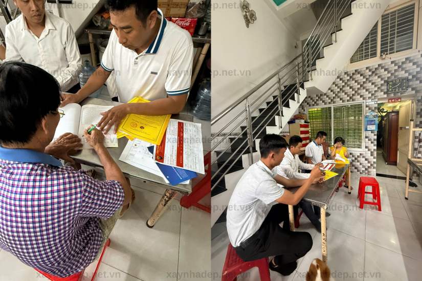 Sửa nhà nâng tầng chú An, Gò Vấp, TPHCM