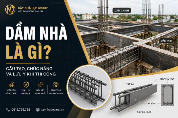 Dầm Nhà Là Gì? Cấu Tạo, Chức Năng Và Lưu Ý Thi Công
