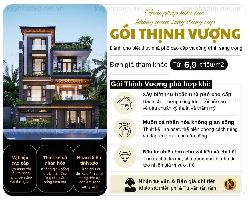 Dịch vụ xây nhà trọn gói