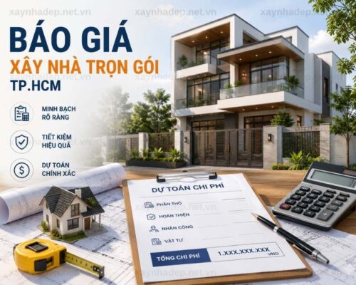 Báo giá dịch vụ xây nhà trọn gói tphcm mới nhất