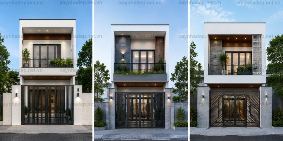 Mẫu Nhà Phố 2 Tầng Hiện Đại 4x10 Đẹp