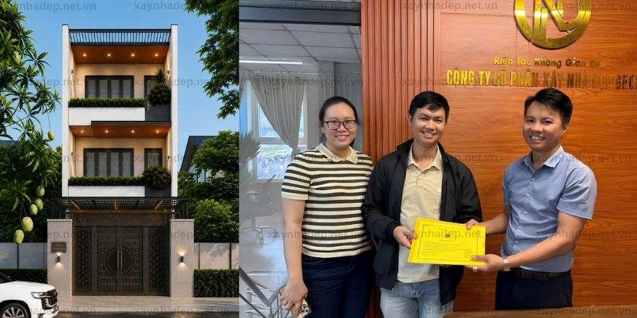 Lễ động thổ công trình nhà phố hiện đại, anh Nghĩa, chị Thi, Thủ Đức (2)