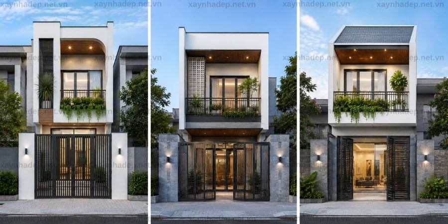 Mẫu Nhà Phố 2 Tầng Hiện Đại 4x10 Đẹp