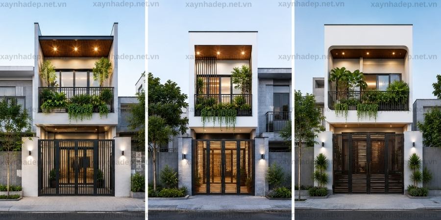 Mẫu Nhà Phố 2 Tầng Hiện Đại 4x10 Đẹp