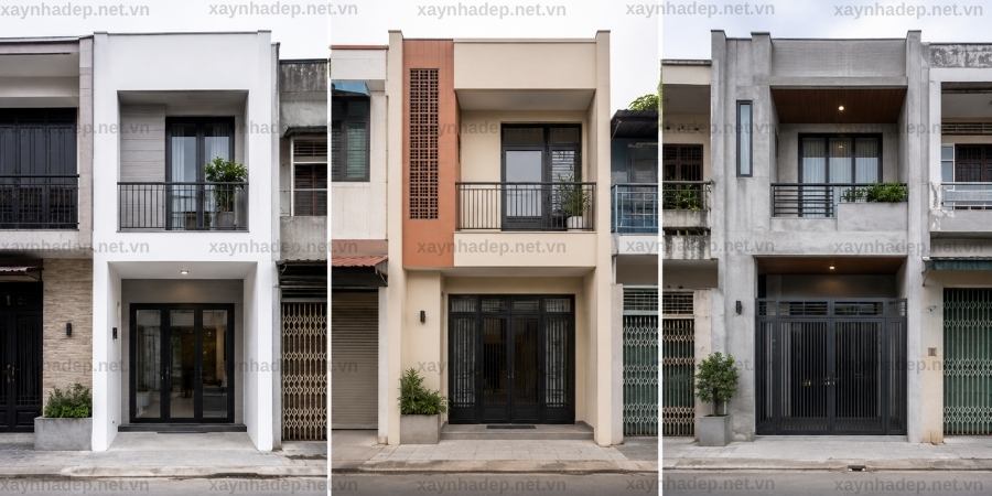 Mẫu tối giản dành cho lô đất liền kề
