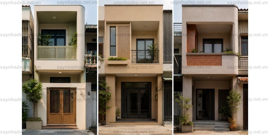 Mẫu Nhà Phố 2 Tầng Hiện Đại 4x15