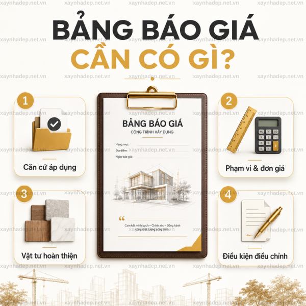 Quy Trình Báo Giá Xây Nhà Trọn Gói
