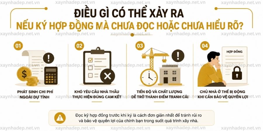 Vì Sao Chủ Nhà Vẫn Phải Đọc Kỹ Hợp Đồng Xây Dựng