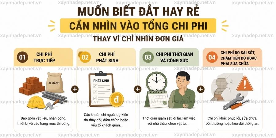 Xây Nhà Trọn Gói Đắt Hay Rẻ