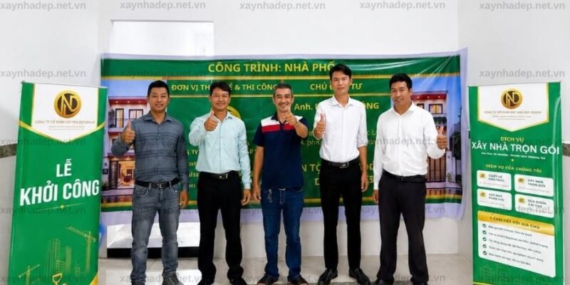 Lễ cúng động thổ công trình sửa chữa, cải tạo và nâng tầng nhà anh Lê Văn Cường tại Bình Hưng Hòa