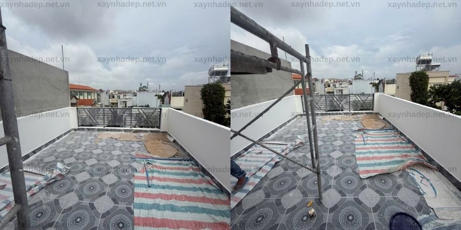 Hoàn thiện nhà phố 3 tầng hiện đại, anh Bình, Gò Vấp