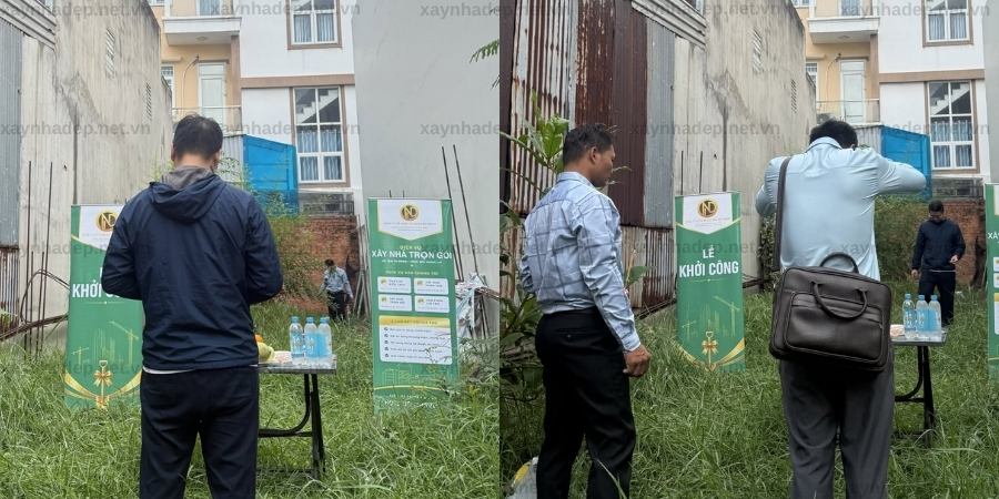 ký hợp đồng động thổ anh Vui
