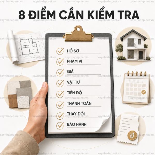 lưu ý khi ký hợp đồng xây nhà trọn gói