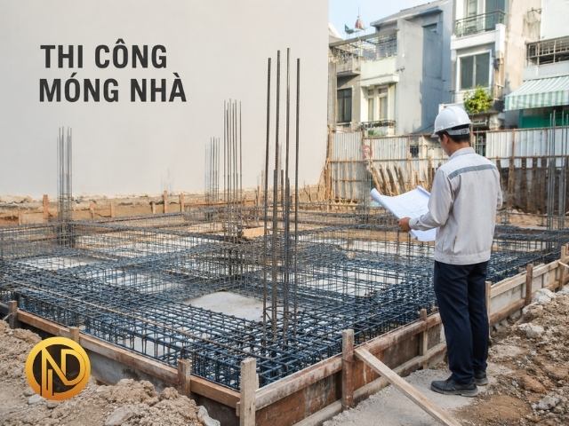 Thi Công Móng Nhà Ở
