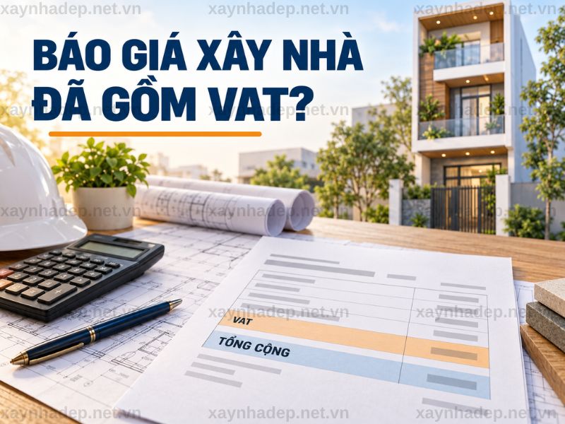Báo Giá Xây Nhà Trọn Gói Đã Bao Gồm Thuế VAT Chưa