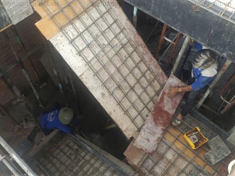 Cập nhật tiến độ nhà chị Thi tại Thủ Đức: Hoàn thành đổ bê tông sàn lầu 1