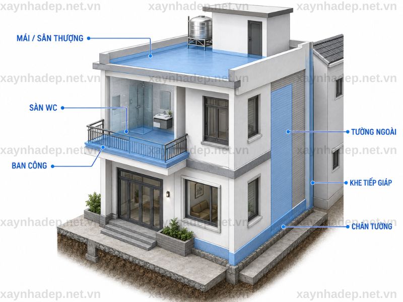 Chống Thấm Nhà Ở