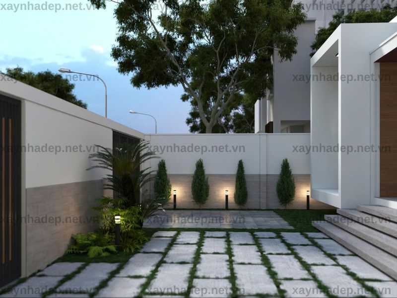 Mẫu nhà cấp 4 mái Nhật 12x15 hiện đại