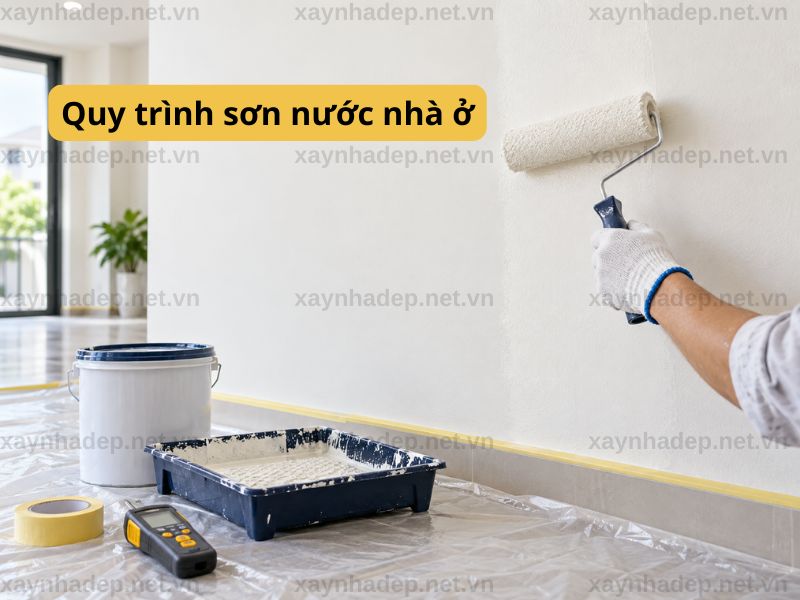 Quy trình Sơn Nước Nhà Ở