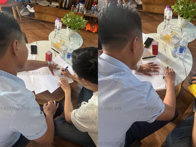 Xây Nhà Đẹp Group ký kết hợp đồng xây dựng nhà ở và nhà xưởng tại Vĩnh Lộc A
