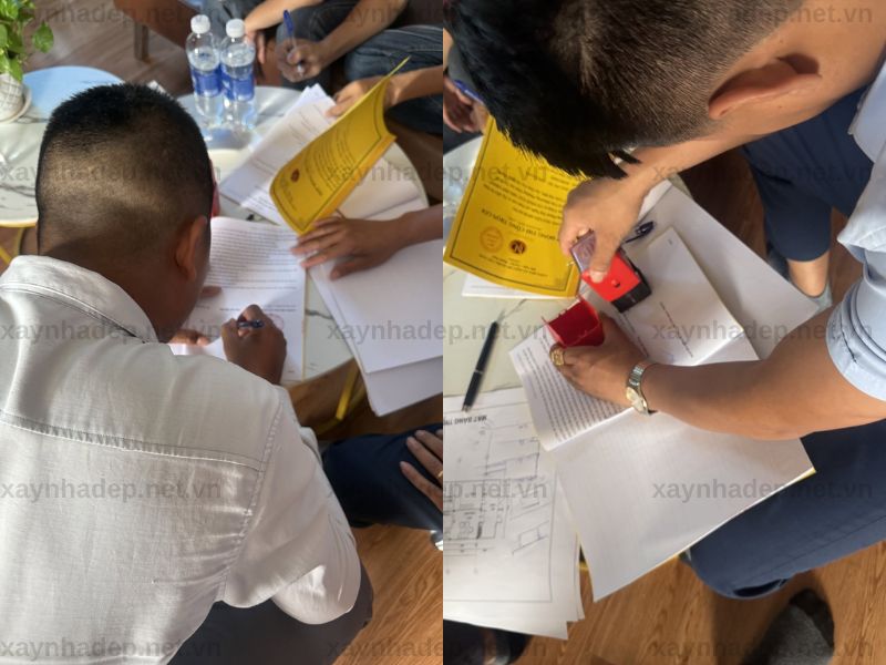 Xây Nhà Đẹp Group ký kết hợp đồng xây dựng nhà ở và nhà xưởng tại Vĩnh Lộc A