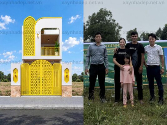 Khởi công xây dựng nhà chị Thu tại Khu dân cư Đại Nam, Bình Phước