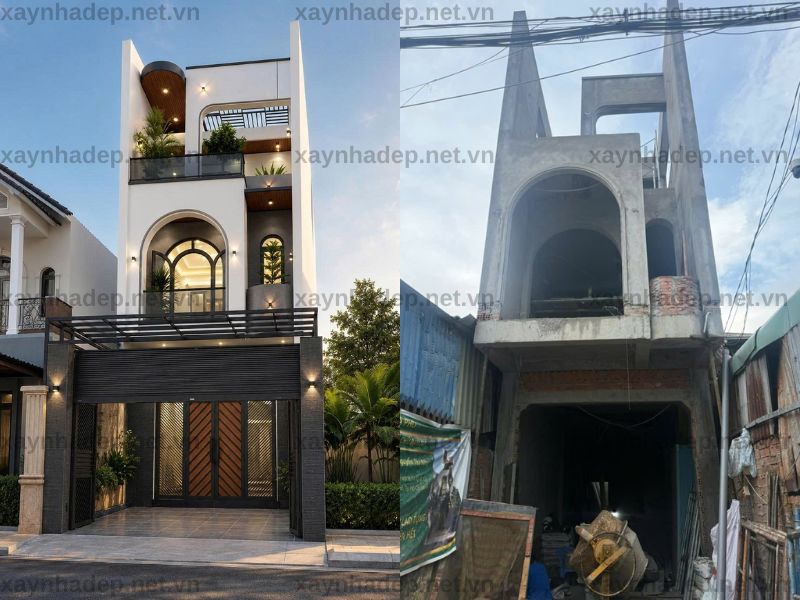 Cập nhật tiến độ nhà chị Nhự tại Đông Thạnh ngày 14/10/2026