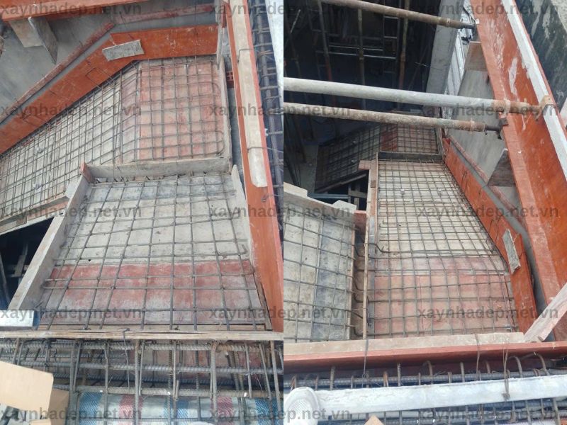 Đổ bê tông sàn nhà anh Lê Quang Vui tại phường Thới An, TP.HCM