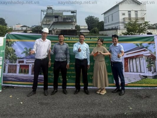 Lễ động thổ khởi công nhà cấp 4 mái Nhật của anh Lộc tại Củ Chi (2)