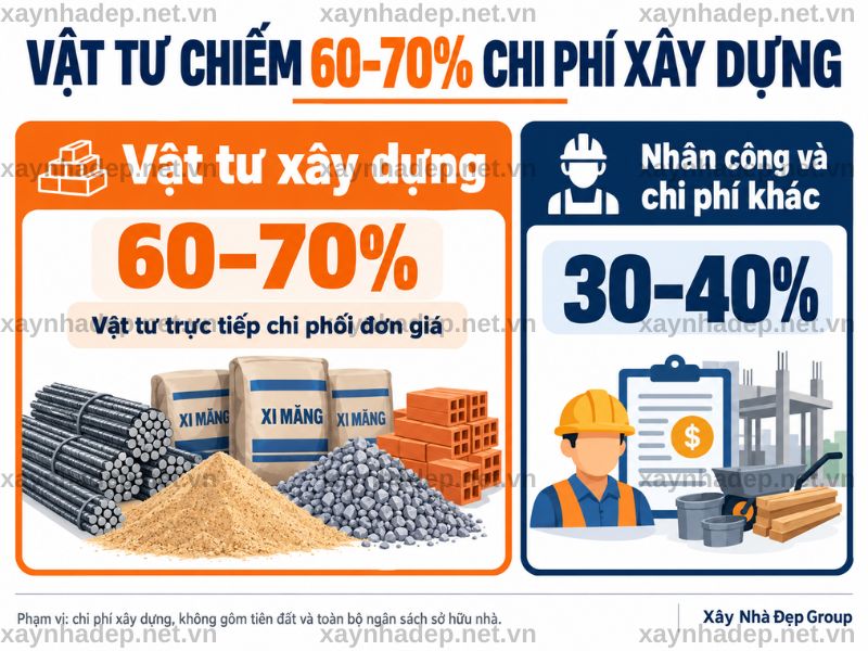 Vật Tư Xây Dựng Ảnh Hưởng Đến Đơn Giá Ra Sao